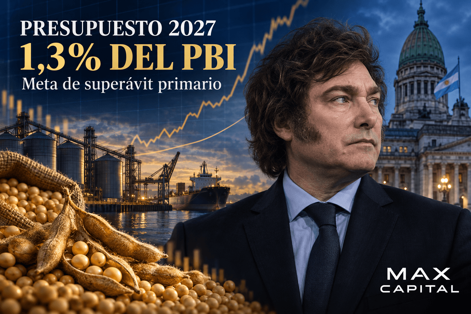 El Presupuesto 2027 contempla un superávit primario de 1,3% del PBI