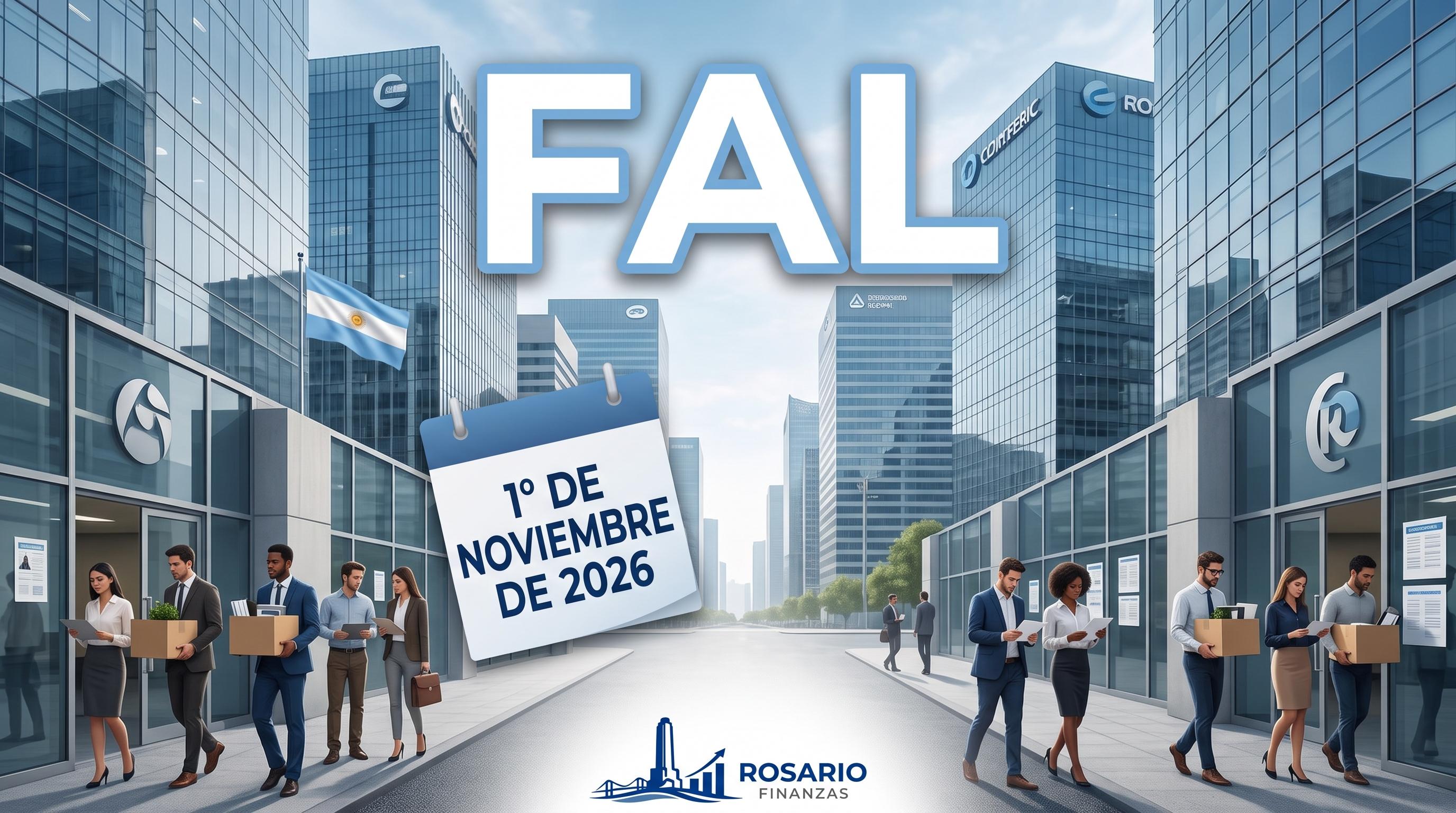HABLEMOS DEL FAL.   El sistema entra en vigencia el 1° de noviembre de 2026.